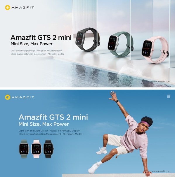 Meet the Amazfit GTS 2 mini - Latest Stylish Smartwatch and Lightweight  Fitness Companion, with Upgraded Health Tracking and Smart Features - PR  Newswire APAC
