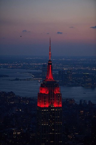 Empire State Building on X: We just revealed a brand new window display in  our 5th Ave lobby to honor the Lunar New Year & Year of the Monkey!   / X