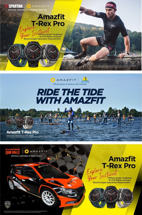 AMAZFIT LAUNCHES THE T-REX 2: A NEW RUGGED OUTDOOR GPS SMARTWATCH BUILT TO  BRAVE THE OUTDOORS