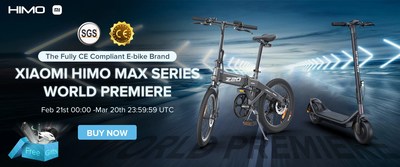 HIMO Receives CE Mark Approval for Compliant Max Series E bike