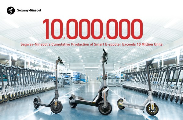 Segway-Ninebot's Smart E-Scooter Production Surpasses 10 Million Units - PR  Newswire APAC