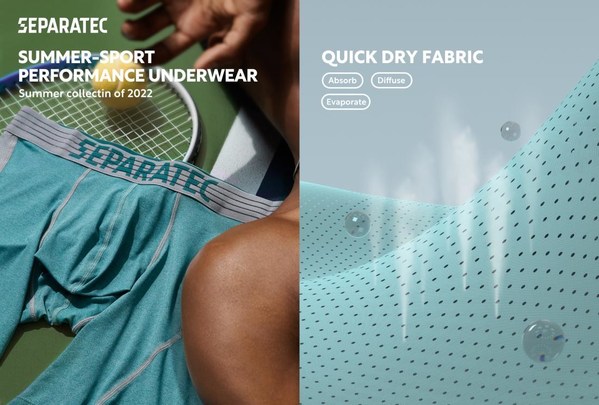 Men's Underwear Expert Separatec Introduces New Summer Offering Featuring  Dual Pouch™ and Quick-Dry Performance - PR Newswire APAC