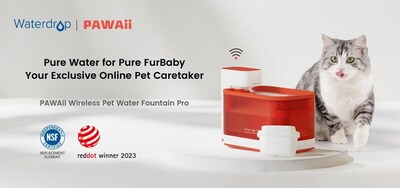 Wireless pet drinking sales fountain