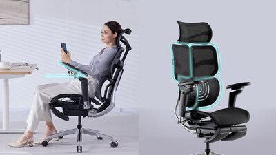 Ergonomic best sale chair backrest