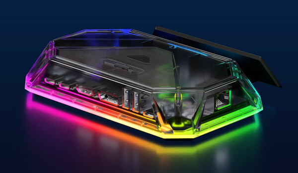 JSAUX is teasing a new RGB dock and a transparent back shell with RGB  lights. RGB all the things! : r/SteamDeck