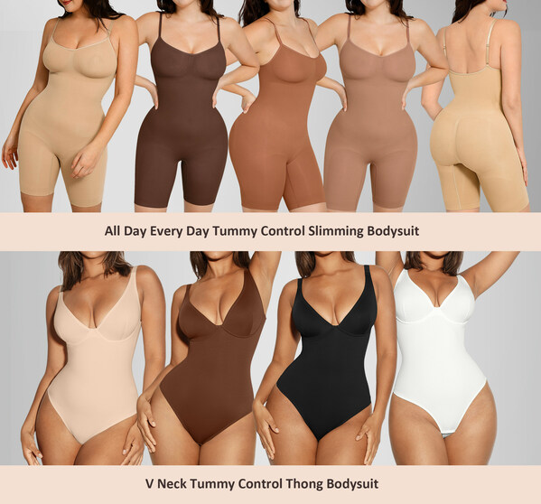 FeelinGirl Shapewear for Women Tummy Control Seamless Full Body