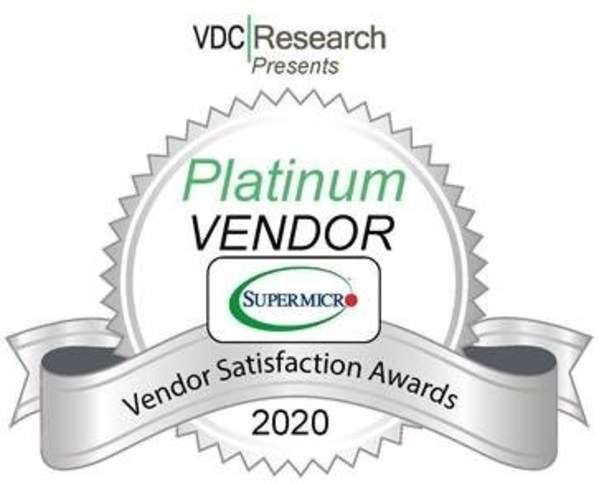 Supermicro Ranks at the Top Globally for its IoT & Edge Servers and System Solutions - Receives Platinum Award