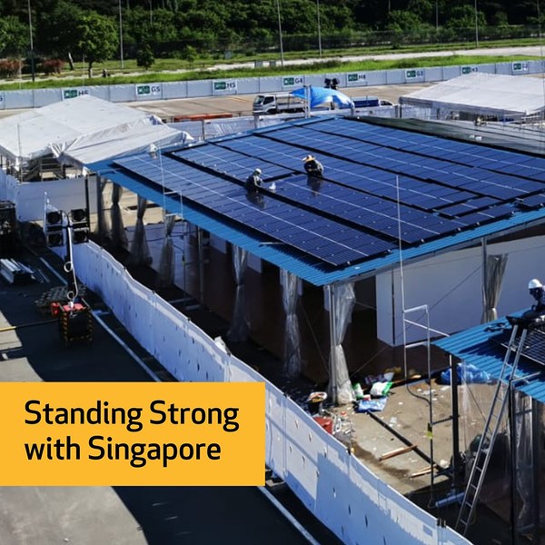 REC Group is proudly powering the COVID-19 Recovery Facility at the Changi Exhibition Centre