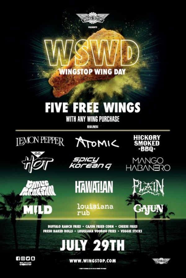 Wingstop Gives Fans the Summer Festival Experience They Crave with Wingstop Wing Day