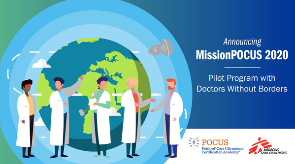 The Point-of-Care Ultrasound Certification Academy announces Doctors Without Borders as MissionPOCUS selection for 2020