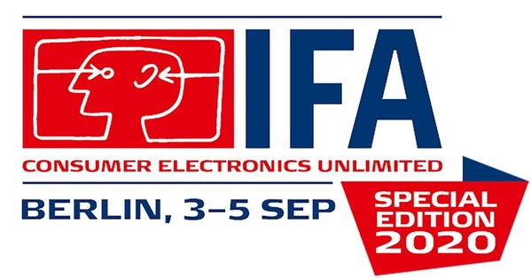 IFA 2020 Special Edition - For the first time since the start of the Corona crisis, a global leading trade fair for consumer electronics will be opening its doors-PR Newswire APAC