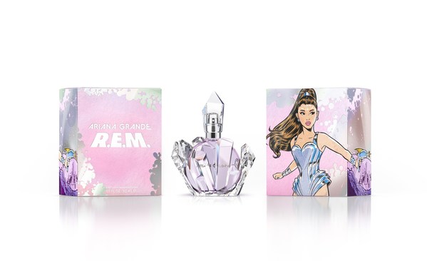 グラミー・ウイナーでプラチナアルバム多数のアリアナ・グランデが新作香水R.E.M.を発表