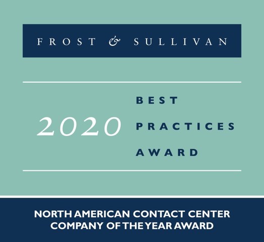 2020 North American Contact Center Company of the Year Award