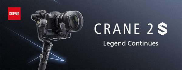 Zhiyun launch CRANE 2S camera gimbal, which inherits classic design with overall improved performance
