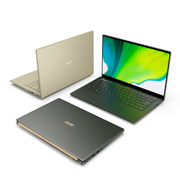 Acer Swift 5 (SF514-55) powered by 11th Gen Intel Core processors and verified as an Intel Evo platform notebook