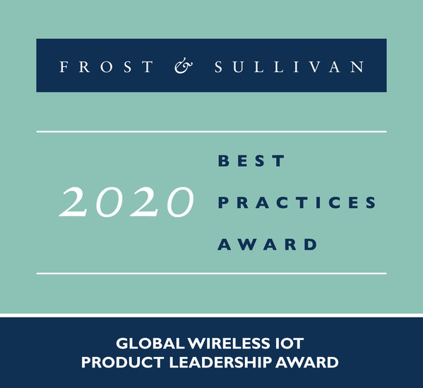 2020 Global Wireless IoT Product Leadership Award