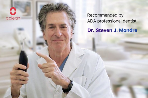Oclean W1 is recognized by an ADA professional dentist