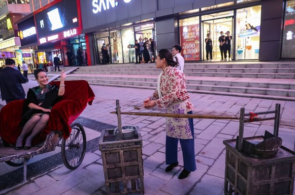 Shenyang Middle Street, a 400-year-old commercial pedestrian street in China, makes a new appearance