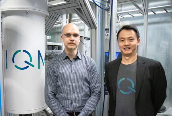 Two authors of the Nature paper on the new bolometer at IQM laboratories: Roope Kokkoniemi (left) and Kuan Yen Tan (right).