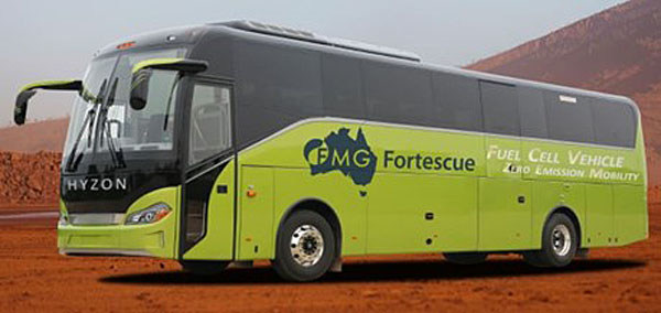 Australias Fortescue Metals Group recently teamed up with HYZON Motors to build a new fleet of Hydrogen buses.