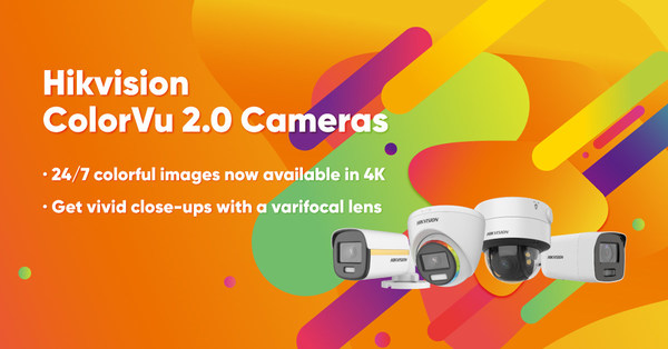 Hikvision releases ColorVu 2.0 cameras now with 4K and varifocal options