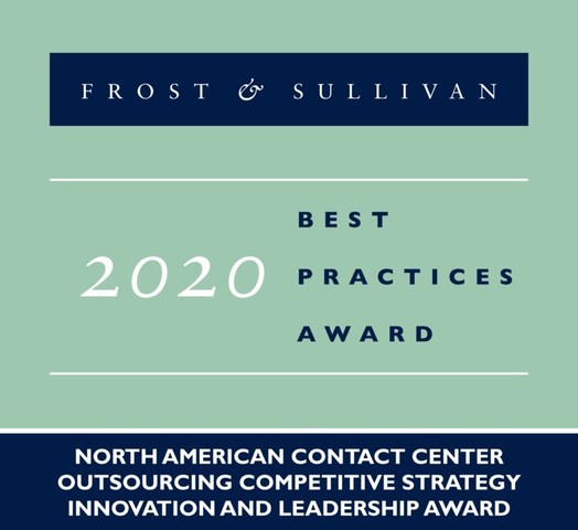 2020 North American Contact Center Outsourcing Competitive Strategy Innovation and Leadership Award