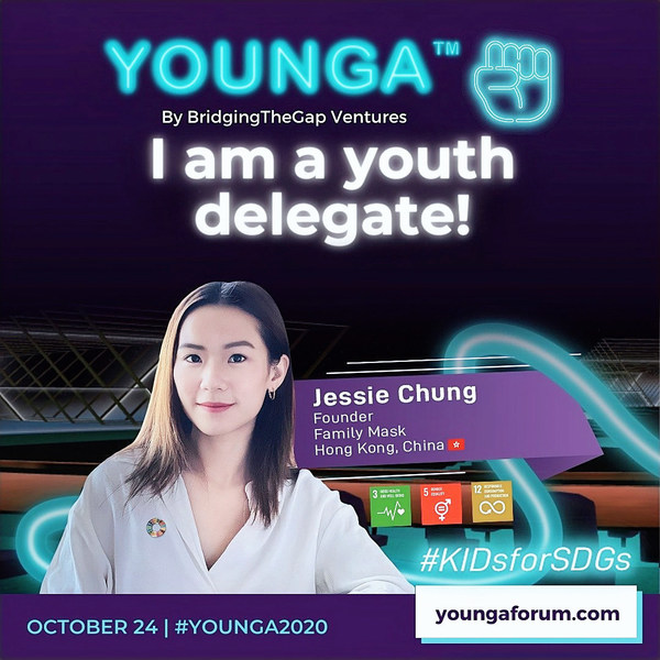 Jessie Chung will represent Hong Kong, China as part of the inaugural Youth Delegation, participating in dialogues on creating an inclusive, sustainable future