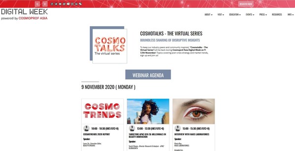 CosmoTalks - The Virtual Series will organise more than 20 expert-led webinars with a specific theme every day.