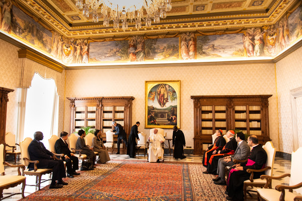 Zayed Award for Human Fraternity Judging Committee meets with Pope