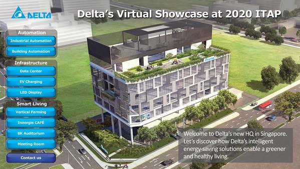 Delta Singapore Showcases Smart and Green Solutions for Factory, Building and Farm Automation at its ITAP 2020 Virtual Event