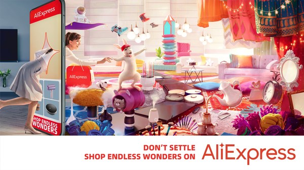 Alibaba Group’s global retail online marketplace invites consumers worldwide to “Shop Endless Wonders on AliExpress"