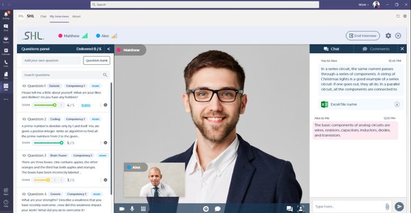 SHL's Smart Interview will soon integrate with Microsoft Teams and Zoom.