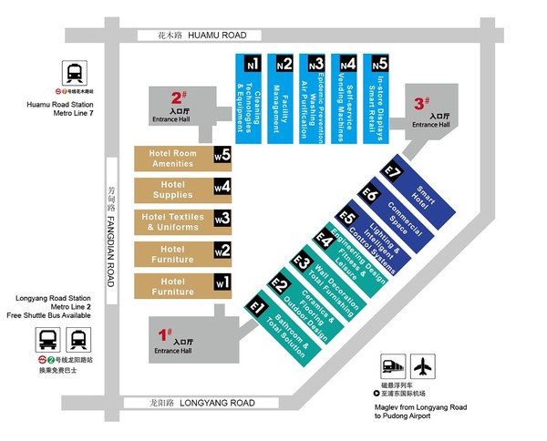 New hall layout of Hotel Plus 2021