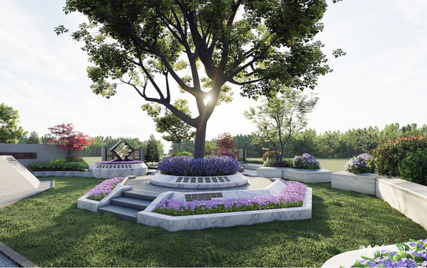 “TREE-PARK节地生态葬小公园“效果图