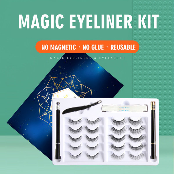 magic eyeliner eyelash kit