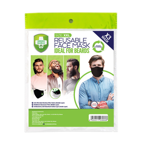 Green Shield Introduces New Face Masks for Beards