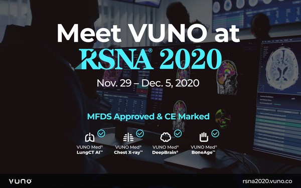 VUNO Boasts its AI Solutions and Research Results at RSNA 2020