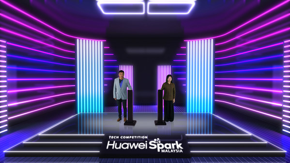 Huawei Malaysia CEO Mr. Michael Yuan and MDEC COO Dato' Ng Wan Peng launching the Huawei Spark Malaysia programme