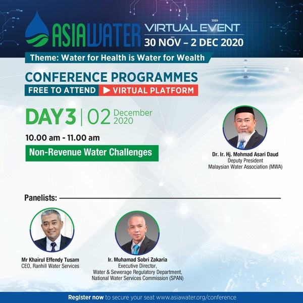 ASIAWATER Virtual 2020 – Day 3 conference highlight