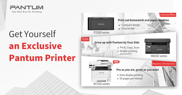 Pantum printers: P2500 series, M6502 series and M7102 series