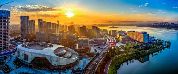 Chengdu Science Town in Southwest China’s Sichuan province has gathered a great number of tech companies and research facilities.