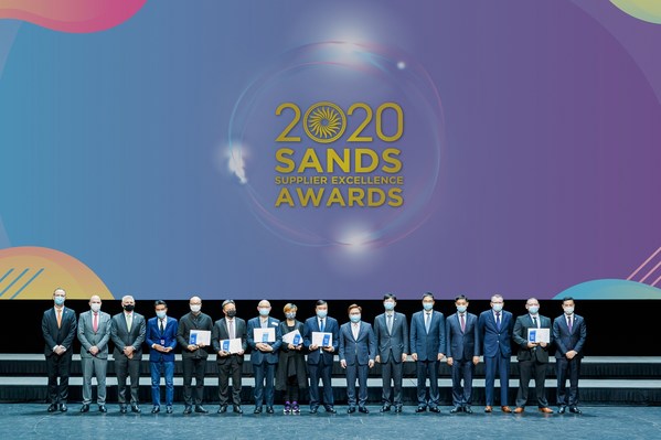 Some of Sands China’s most outstanding suppliers are recognised at the 2020 Sands Supplier Excellence Awards Friday at The Venetian Theatre.