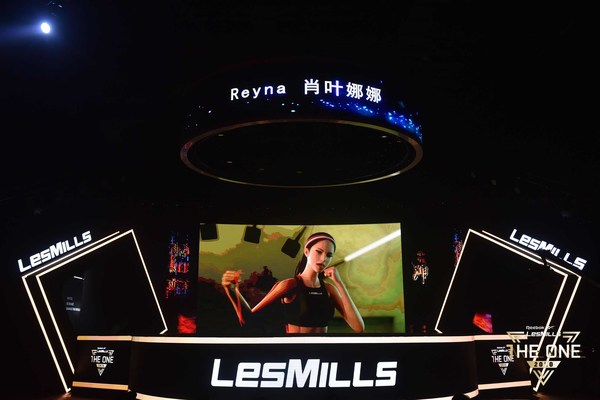 「国内首个健身领域虚拟偶像Reyna娜娜在莱美THE ONE首秀」