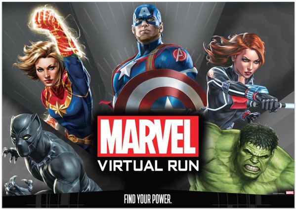 Khám phá sức mạnh của bạn với Giải chạy MARVEL Virtual Run đầu tiên ở Đông Nam Á