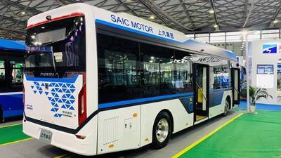 申沃无轨电车华丽换装 创新产品出征2020上海国际客车展