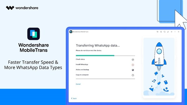 Wondershare MobileTrans 2.0 Arrives with Improved Transfer Speed and Supports More Data Types