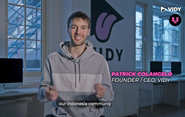 Patrick Colangelo, Founder and CEO of VIDY