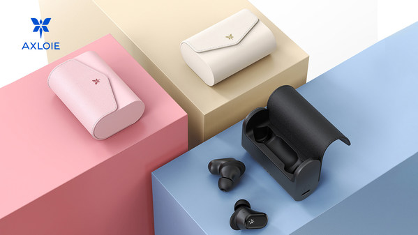 AXLOIE F1 True Wireless Earbuds Active Noise Cancellation 4-Mic Noise Cancellation for Clear Calls Breathtaking Sound Quality for Gym Airport Outdoors