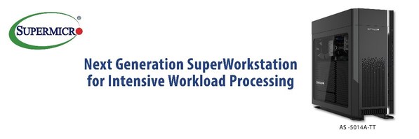Supermicro Unveils Industry's-First 64-Core Workstation Supporting Four Double-Width GPUs with AMD Ryzen™ Threadripper™ PRO Processor at All-Digital CES® 2021