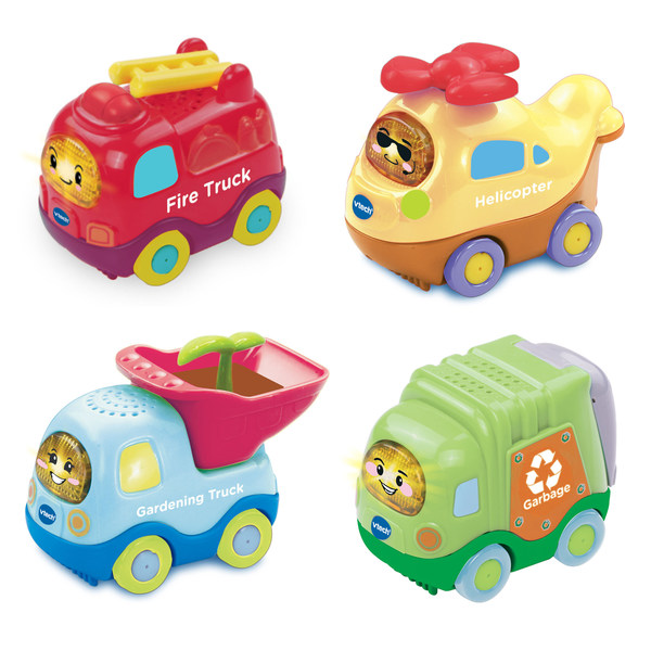 偉易達新推出的環保玩具產品包括四款Go! Go! Smart Wheels®系列的新玩具車，它們均是以提煉自植物的塑膠製成。